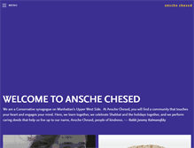 Tablet Screenshot of anschechesed.org